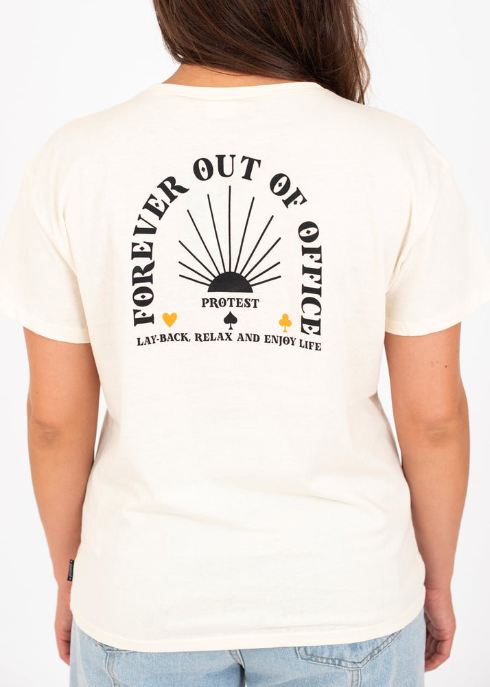 Golden Sands Out Of Office Tee by Protest
