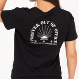 Black Out Of Office Tee by Protest