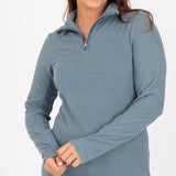 Mutez Fleece Top in Blue Grey by Protest