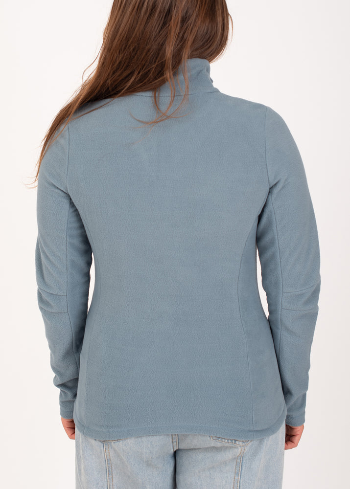 Mutez Fleece Top in Blue Grey by Protest