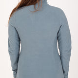 Mutez Fleece Top in Blue Grey by Protest