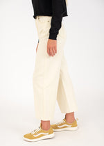 Sparrows Crop Wide Leg Denim in Bone by Rip Curl
