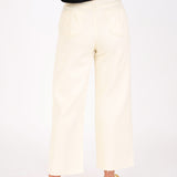 Sparrows Crop Wide Leg Denim in Bone by Rip Curl