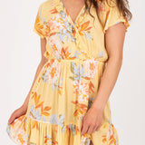 First Sight Floral Ruffle Dress by Billabong