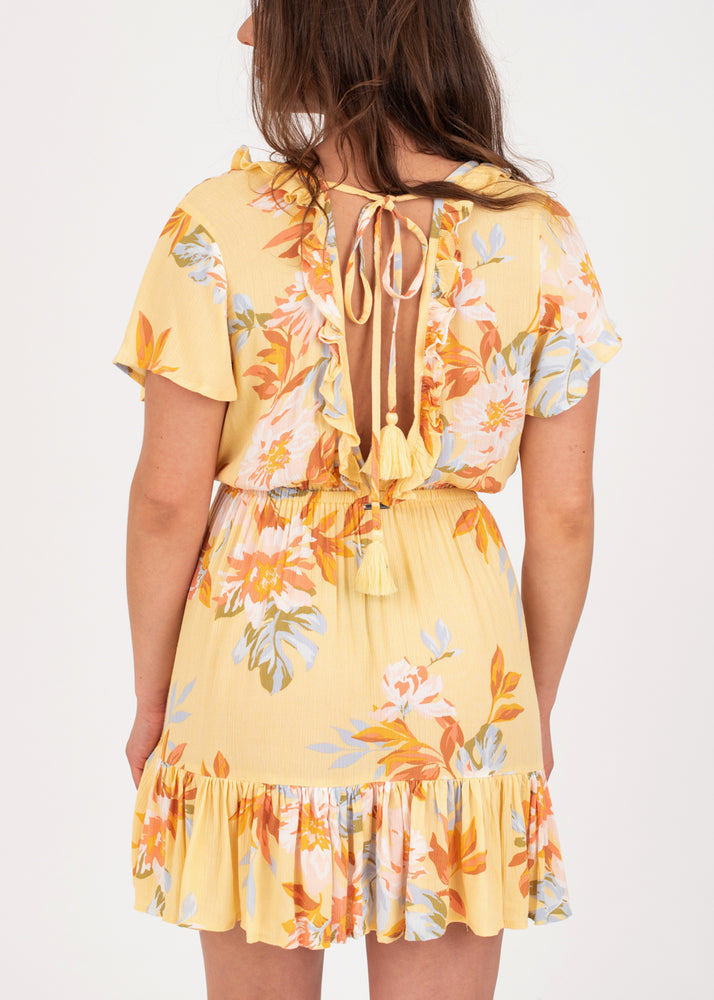 First Sight Floral Ruffle Dress by Billabong