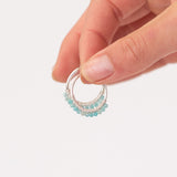 Amazonite Hoop Earrings by Yemaya