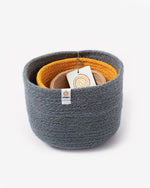 Three Piece Jute Basket Set - Beach