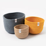 Three Piece Jute Basket Set - Beach