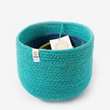 Three Piece Jute Basket Set - Ocean