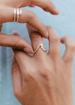 Mountain Wave Ring by Spindrift