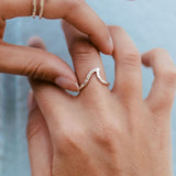 Mountain Wave Ring by Spindrift