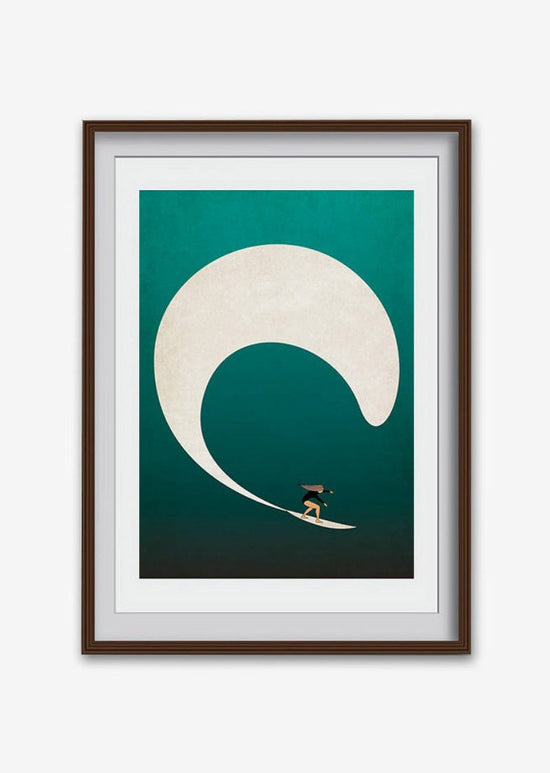 Surf Girl 2 Arc - Art Print