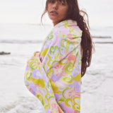 Psychedelic Sunshine Beach Towel by Slowtide