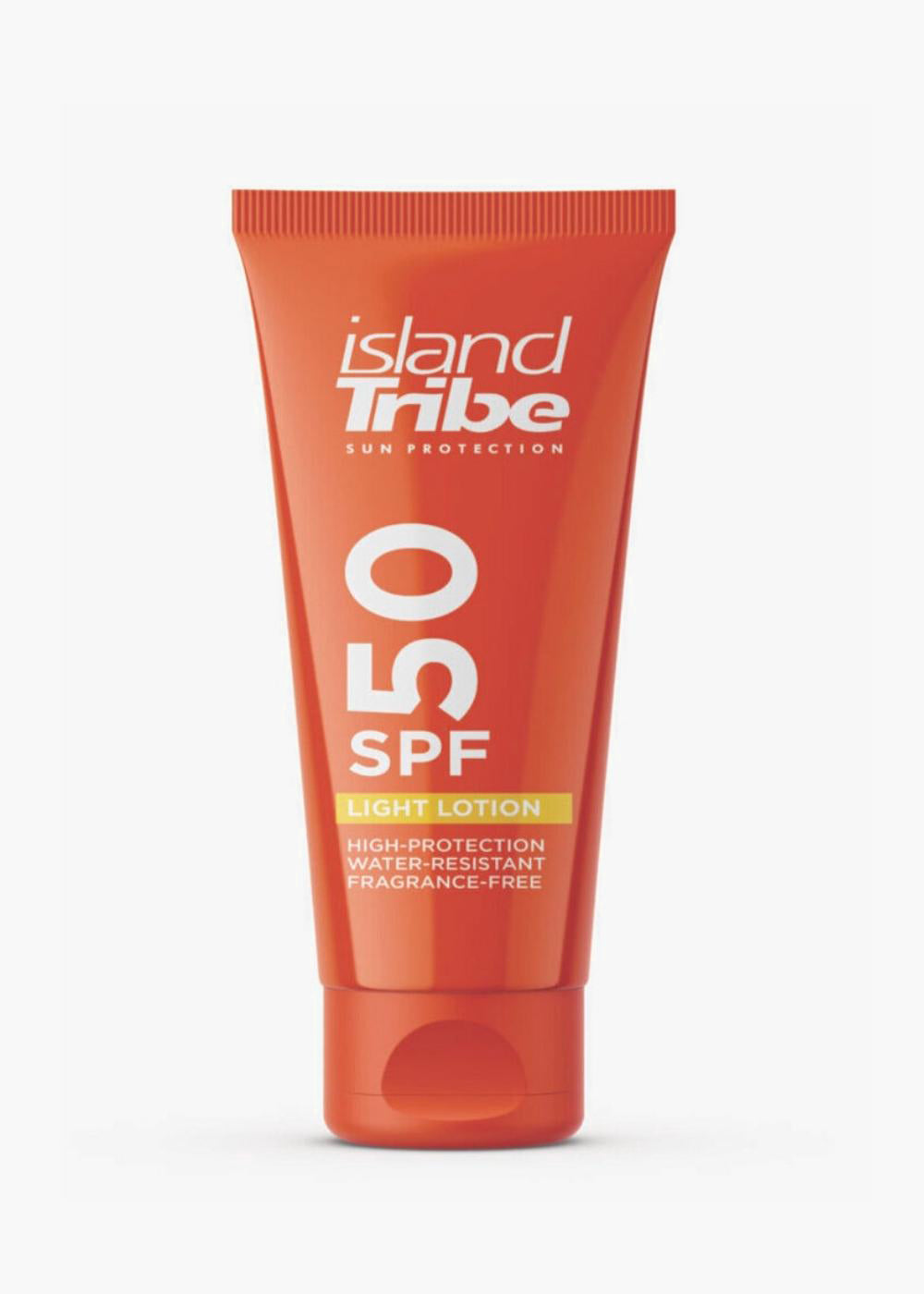 Load image into Gallery viewer, &amp;#39;Reef Friendly&amp;#39; SPF 50 Light Lotion 200ml by Island Tribe
