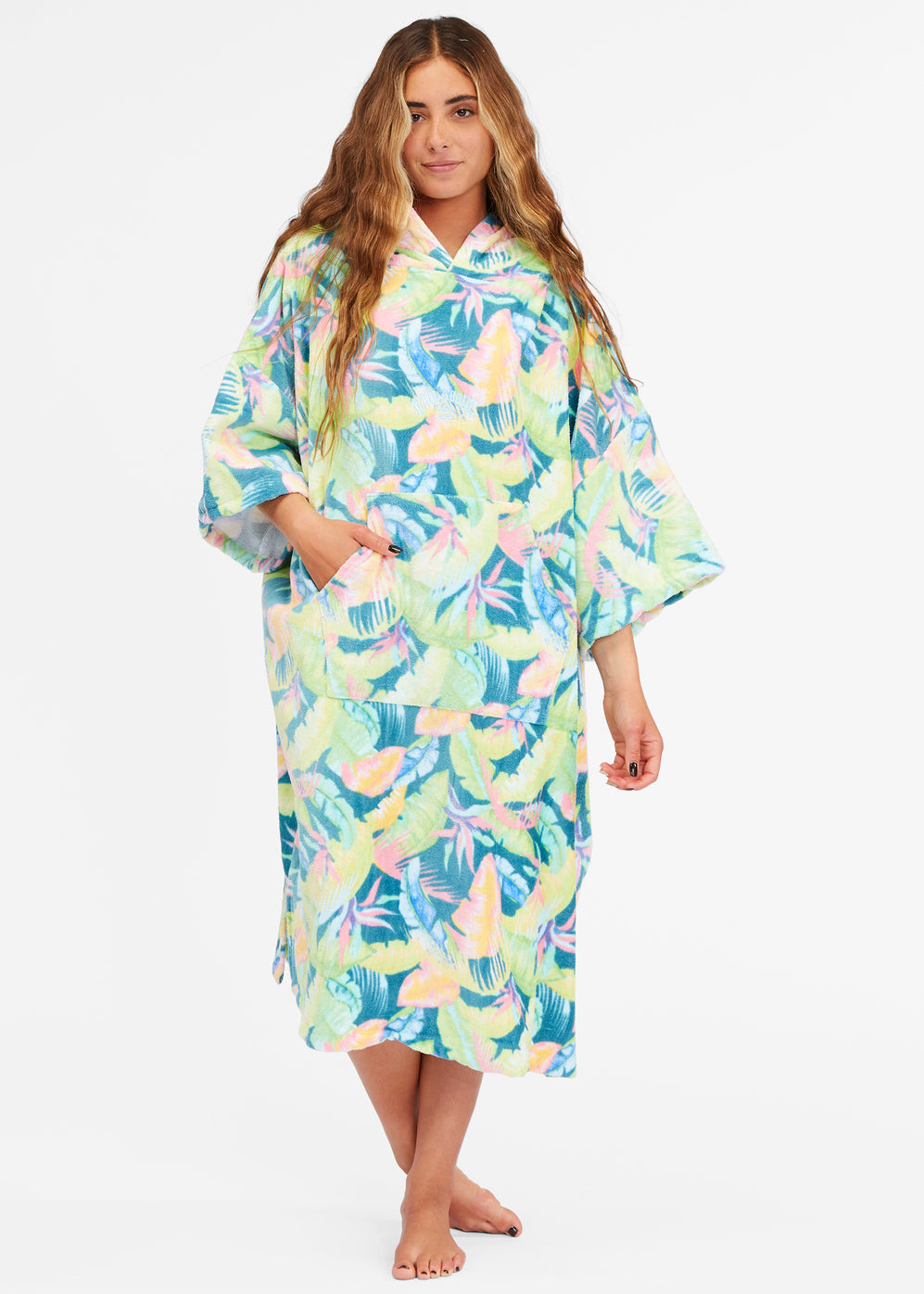 Load image into Gallery viewer, Marine Tropic Hooded Changing Poncho by Billabong

