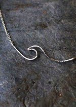 Whipsiderry Wave Sterling Silver Necklace by Sadie Jewellery