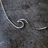Whipsiderry Wave Sterling Silver Necklace by Sadie Jewellery