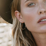 Maxi Wave Hoop Earrings by DaisyV Jewellery