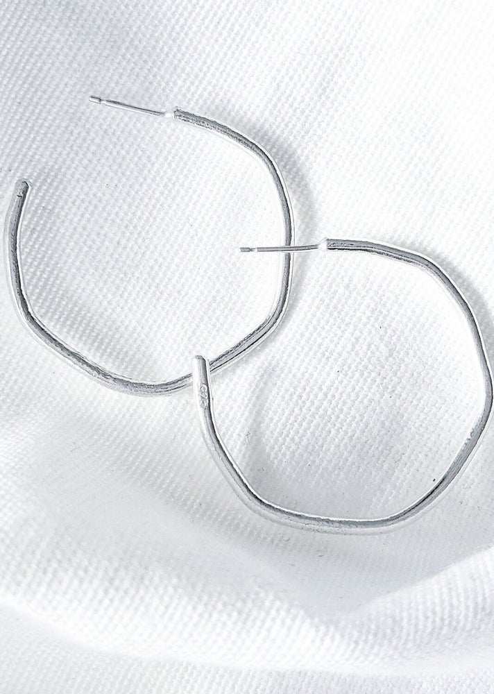 Maxi Wave Hoop Earrings by DaisyV Jewellery