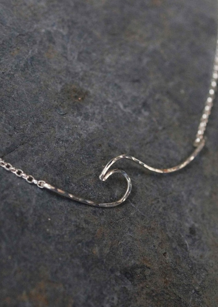 Sadie Jewellery Whipsiderry Wave Necklace - Sterling Silver